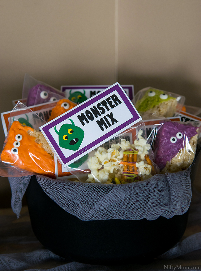 Halloween Monster Bash Party Favor Ideas