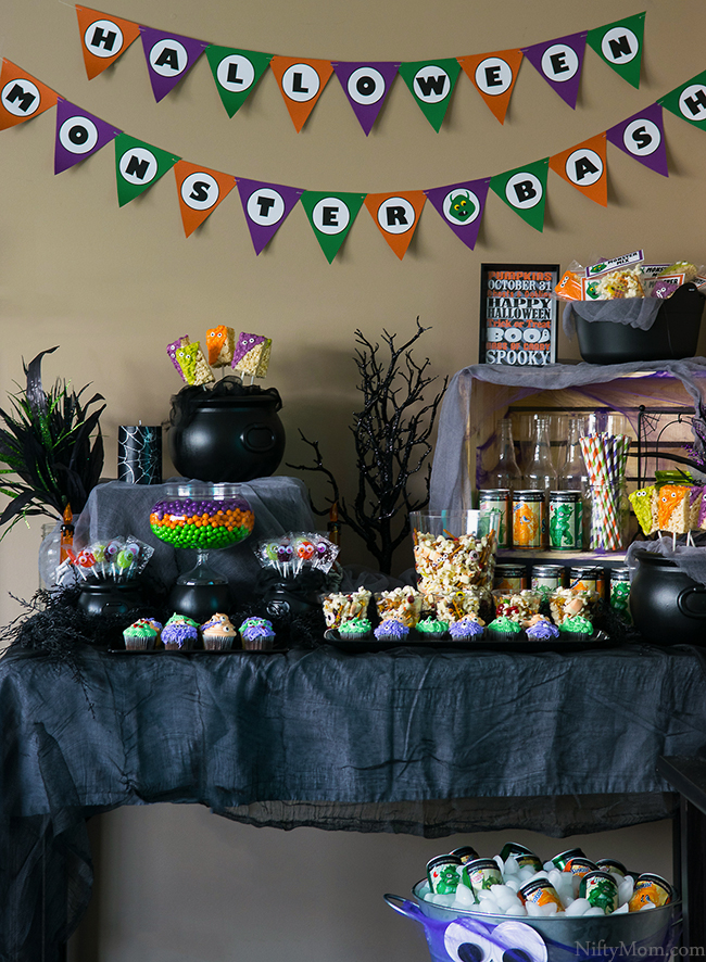 Halloween Monster Bash Party Ideas with Recipes & Free Printables