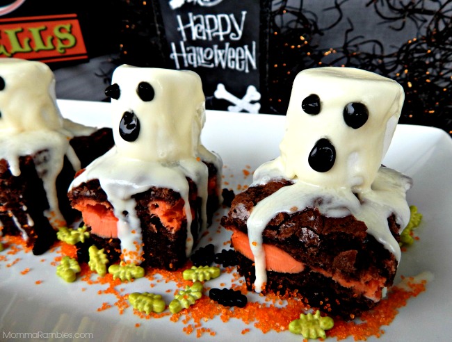 Halloween Ghost Brownies