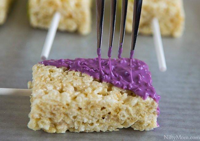 How to Make Monster Treats made with Rice Krispies Treats
