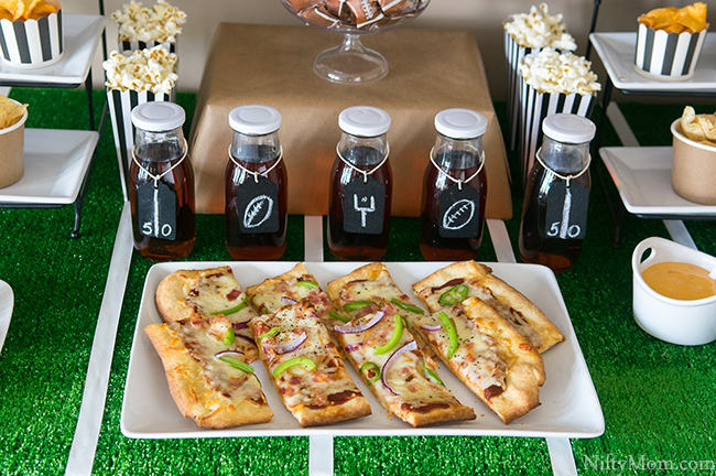 football-party-food-table