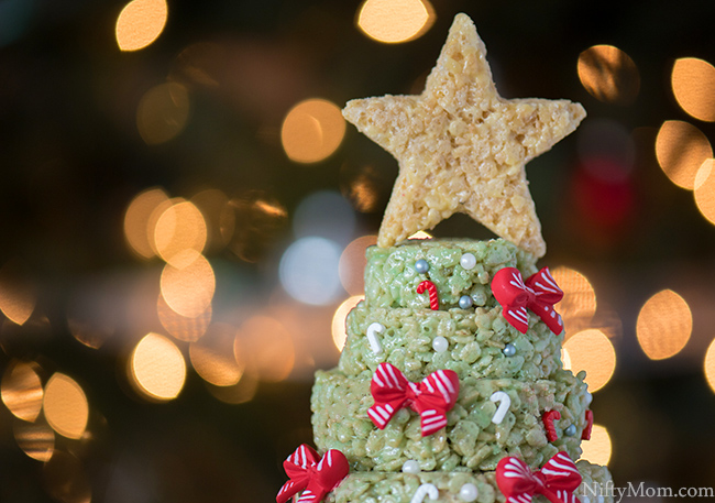 Rice Krispies Holiday Tree Layered Cake