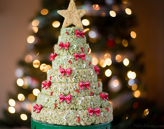 How to make a Rice Krispies Holiday Tree Layered Cake