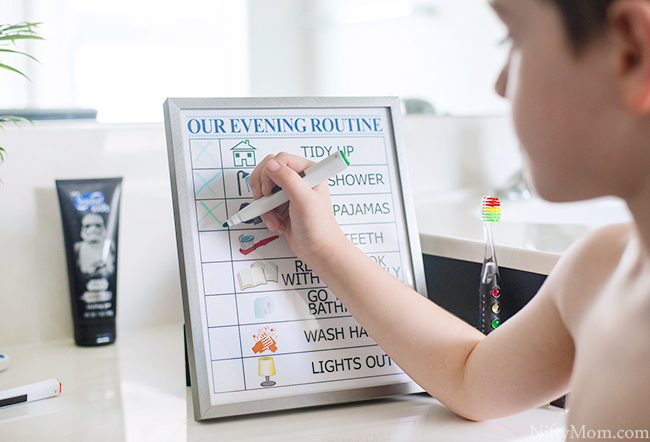 Printable Kid's Evening Routine Checklist