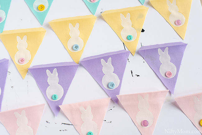 How to Make a Stamp & a Spring Bunny Banner