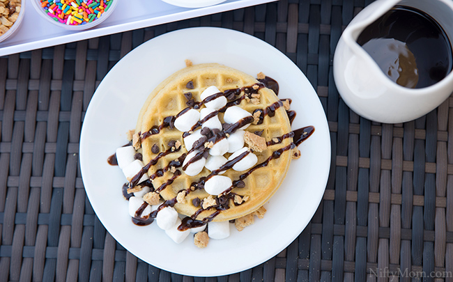 S'mores Waffle Stack