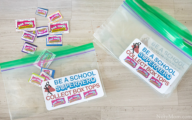 Classroom Box Tops Collection Idea Superhero Theme Printables!