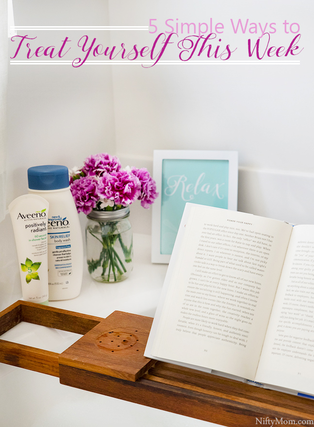 5 Ways to Treat Yourself This Week + Relaxation Gift Basket Idea