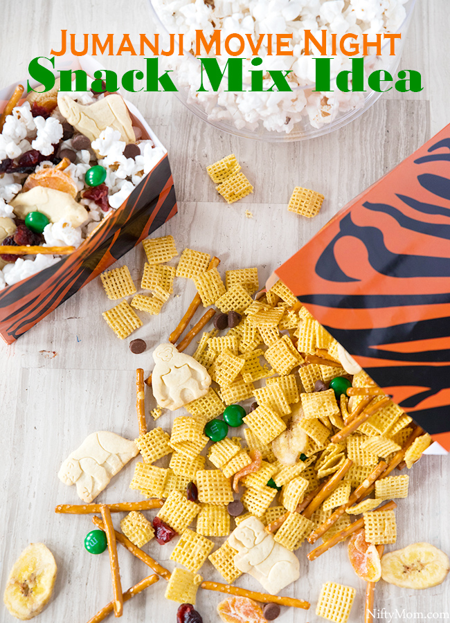 JUMANJI Movie Night - Snack Mix Idea