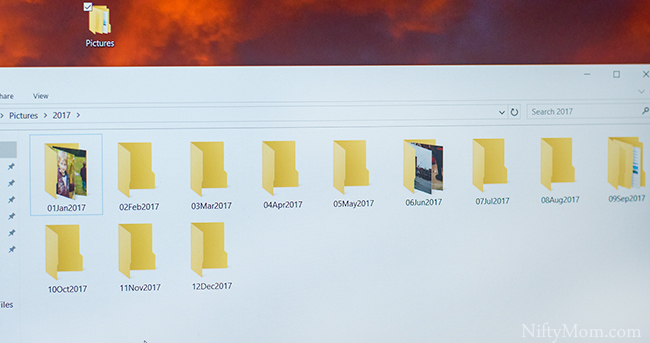 How to sort pictures on your computer