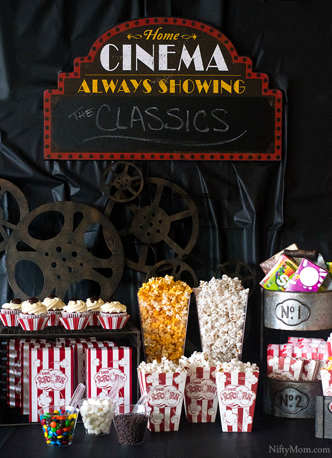 Film Reel-Inspired Candy Holder / Cinematic Snack Display / Party