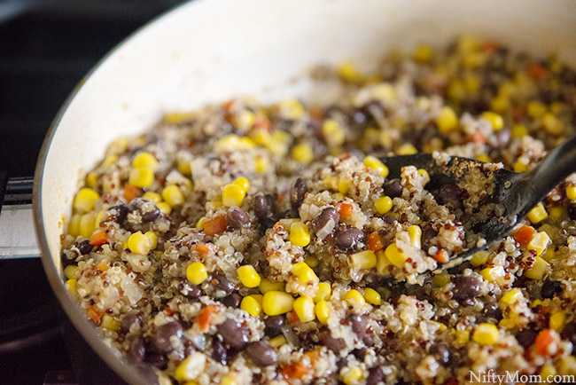Quinoa & Black Bean Salad {Lettuce Wraps, Side Dish, Meal Prep & More}