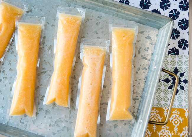 Low Calorie Alcohol Tropical Slushies & Ice Pops (using spiked sparkling seltzer)