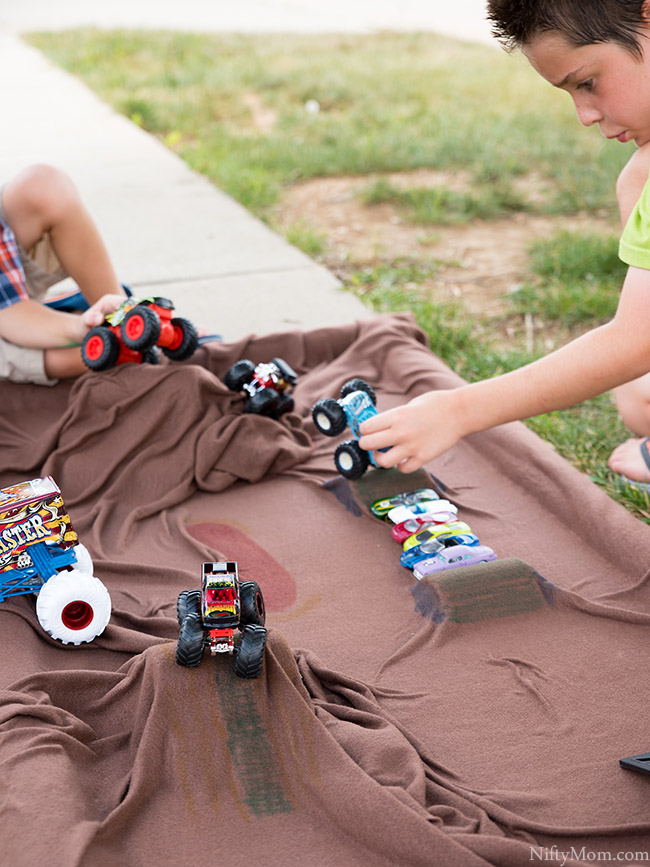 monster truck arena diy