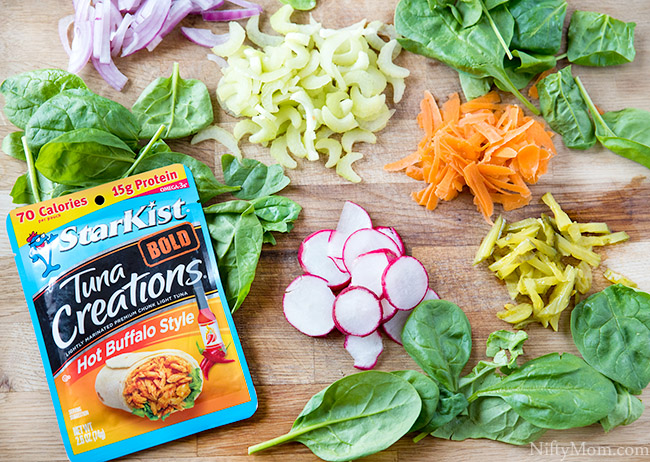 Buffalo Tuna Salad in a Jar {Easy On-the-Go Idea}