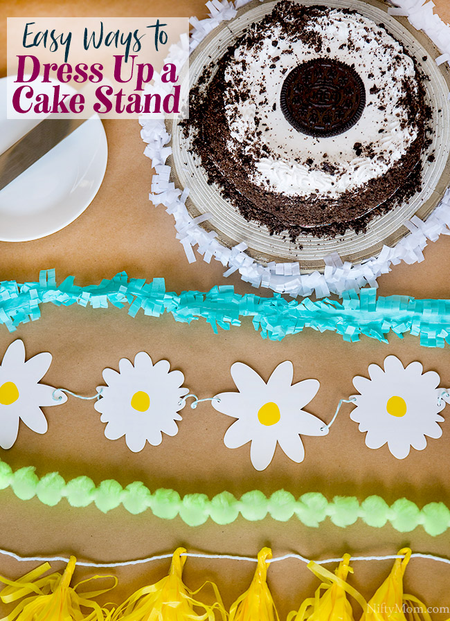 Easy Ways to Dress Up a Cake Stand