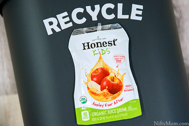 Recycle empty juice pouches. It is free and easy!