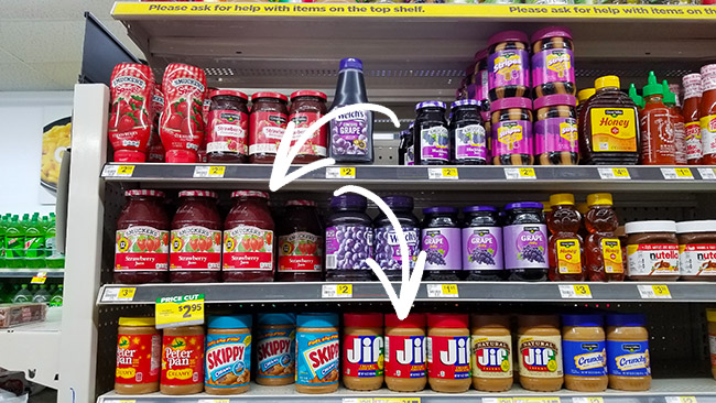 Jif & Smucker's at Dollar General