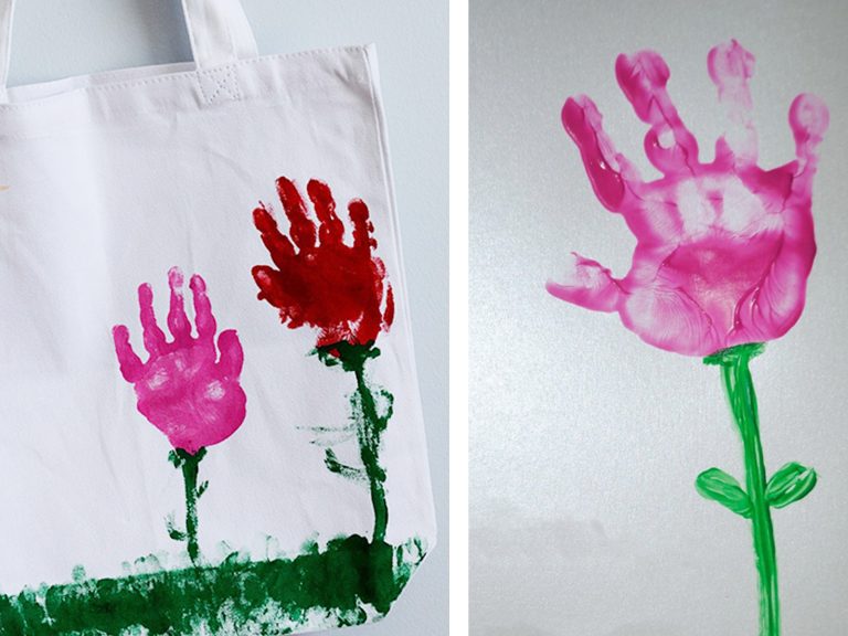 Mother’s Day Gift Idea – Handprint Flower – Nifty Mom