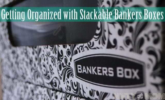 5 Simple Organizational Tips + Fellowes Bankers Box Stackable Storage ...