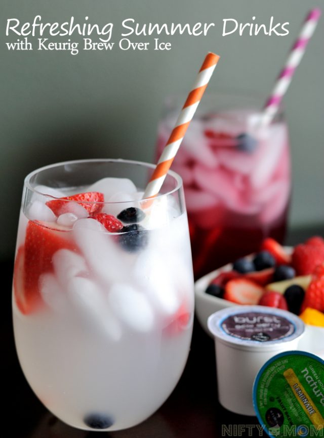 Refreshing Low Calorie Drinks With Keurig Brew Over Ice – Nifty Mom