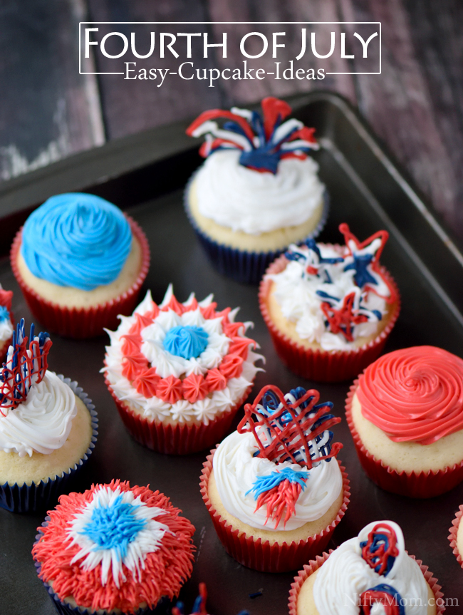 Easy Cupcake Ideas for the 4th of July