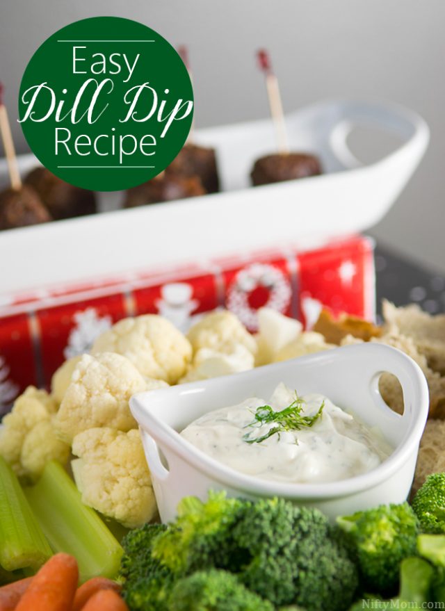 Easy Holiday Appetizer Table & Dill Dip Recipe Nifty Mom