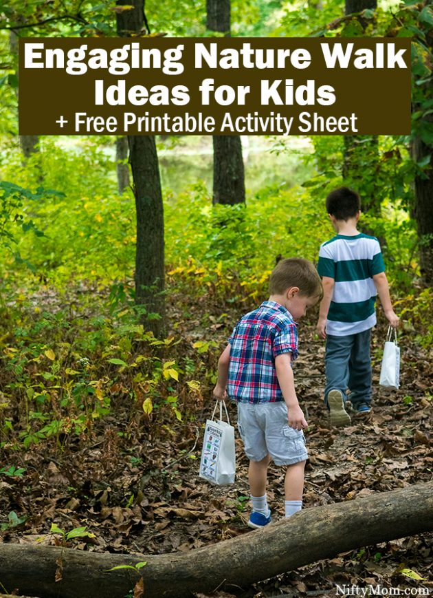 Engaging Nature Walk Ideas For Kids Printable Activity Sheet Nifty Mom