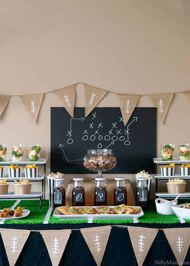 Game Time! Football Party Food Table Ideas