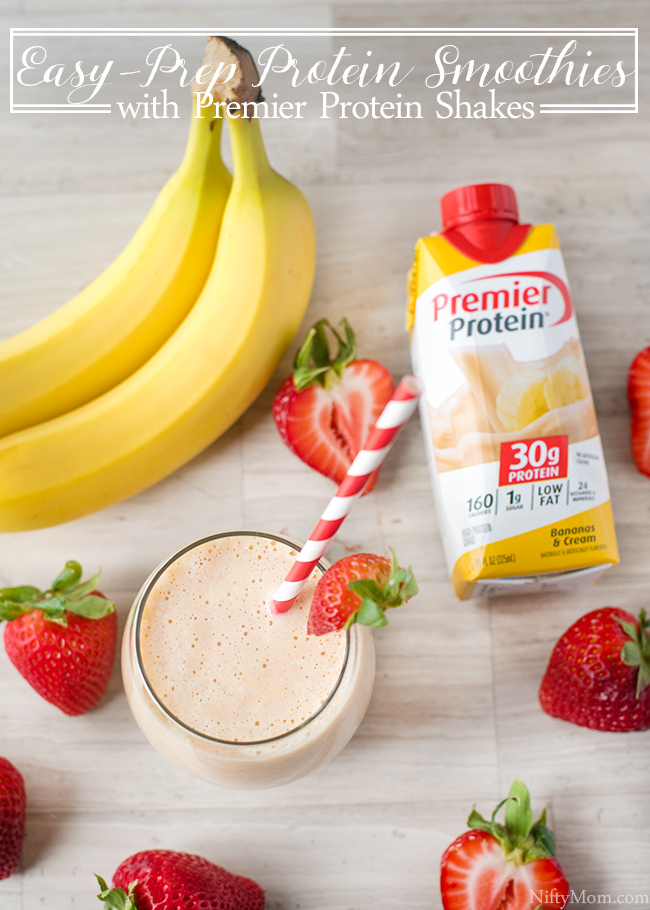 Easy-Prep Protein Smoothies with Premier Protein Shakes – Nifty Mom