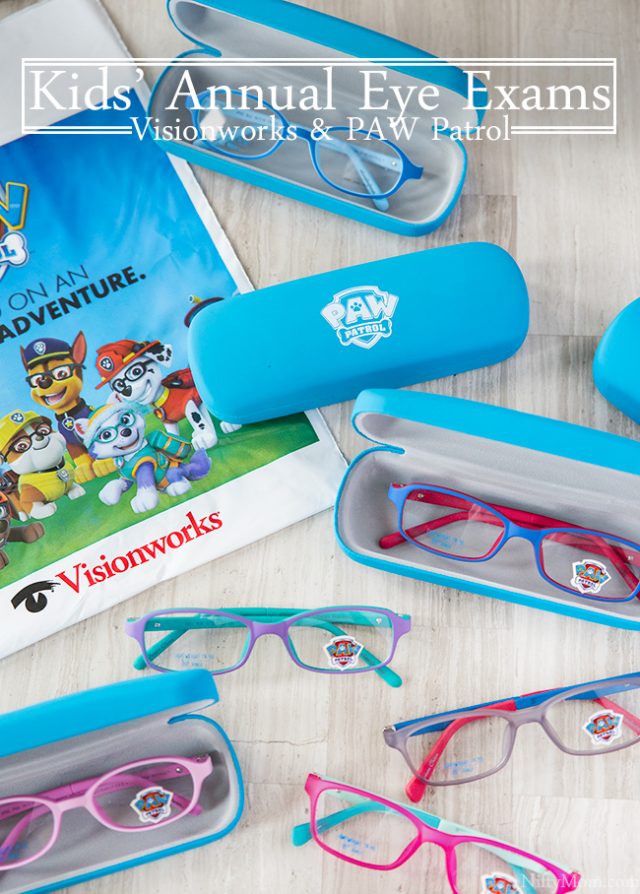 Kids Annual Eye Exams + Visionworks & PAW Patrol Nifty Mom