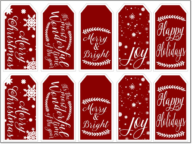 Friendsmas Gathering + Printable Holiday Gift Tags – Nifty Mom