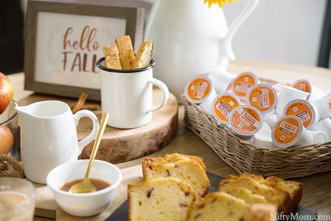 Fall Coffee Bar Ideas {Free 'Hello Fall' Printable Sign}