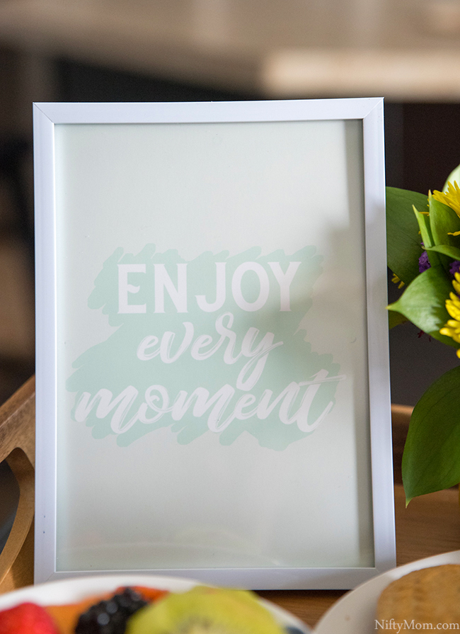 Free 5x7 Print - Enjoy Every Moment