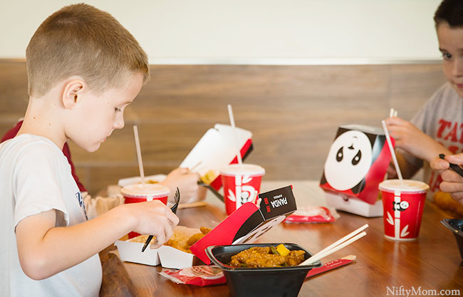 Taking a Family Dinner Break During the Holiday Chaos with Panda Express