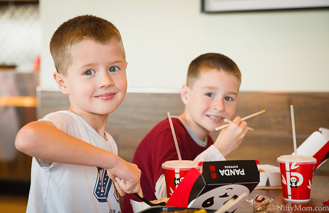 Taking a Family Dinner Break During the Holiday Chaos with Panda Express