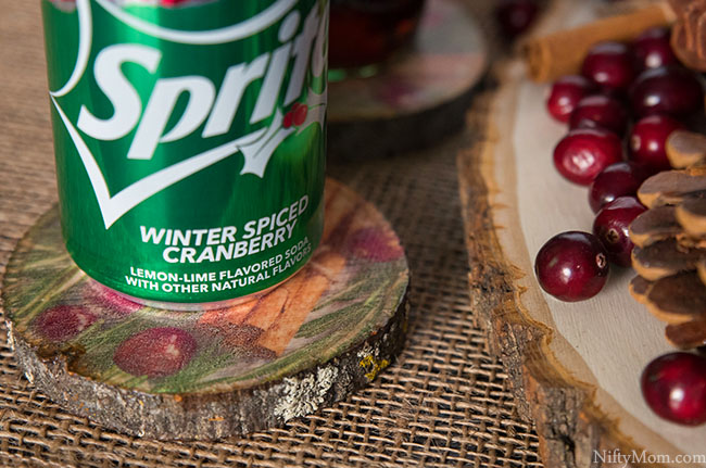 Holiday Hostess Gift Basket Idea + Easy DIY Wood Coasters