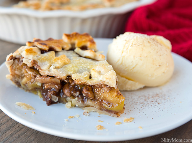 Apple Pie with Pineapples and Pecans + an Easy Fall Crust Design using Cookie Cutters