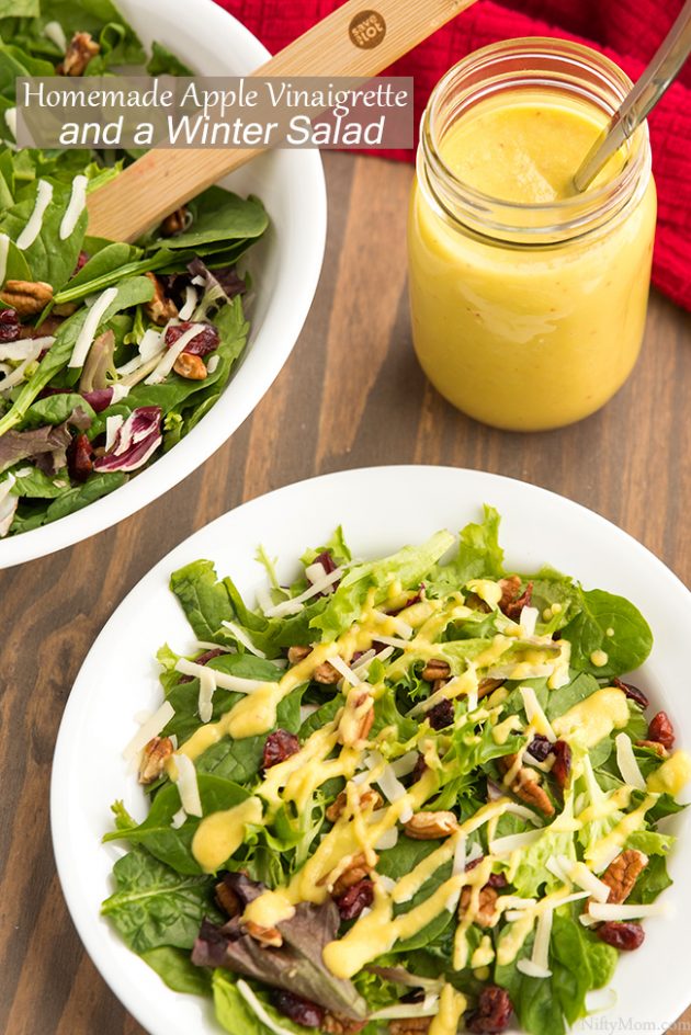 Winter Salad With A Homemade Apple Vinaigrette – Nifty Mom