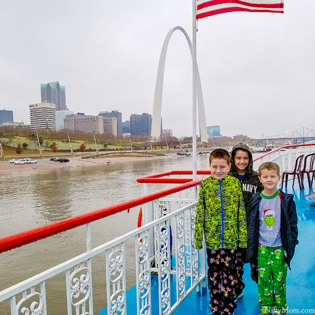 St. Louis Riverfront Cruise [PJs and Pancakes with Santa] - St. Louis family fun activities