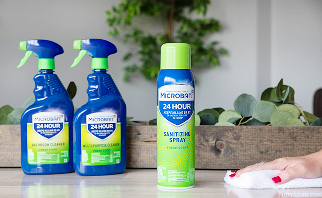 Meet Microban 24 - The 24-Hour Antibacterial Sanitizing Products