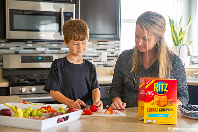 Easy Snack Tray for the Family: Snacking with RITZ