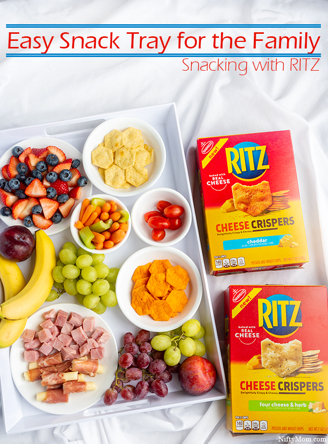 Easy Snack Tray for the Family: Snacking with RITZ