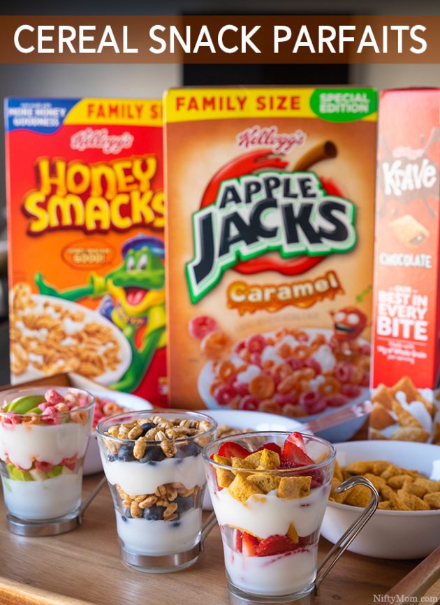 Cereal Snack Parfaits Nifty Mom