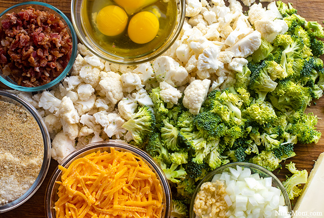 Broccoli & Cauliflower Casserole Ingredients 